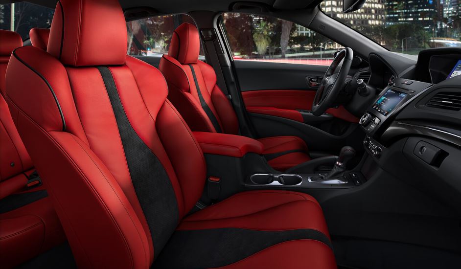 Inside Acura ILX Red ASPEC