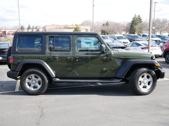 Used 2021 Jeep Wrangler Unlimited Freedom with VIN 1C4HJXDN3MW624604 for sale in Brooklyn Park, Minnesota