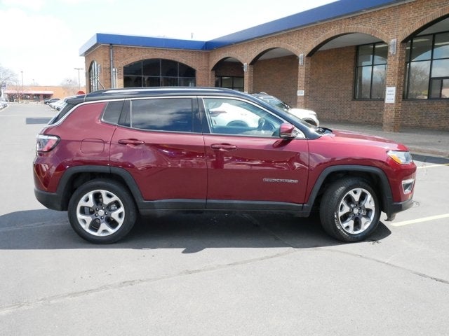Used 2021 Jeep Compass Limited with VIN 3C4NJDCBXMT600007 for sale in Brooklyn Park, Minnesota
