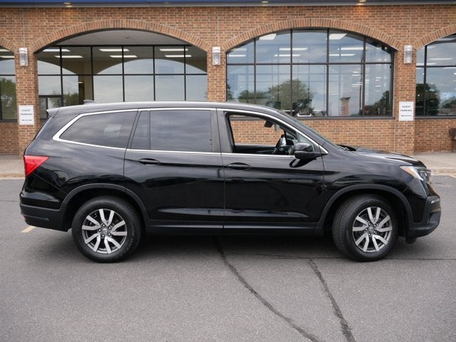 Used 2019 Honda Pilot EX-L with VIN 5FNYF6H54KB025041 for sale in Brooklyn Park, Minnesota