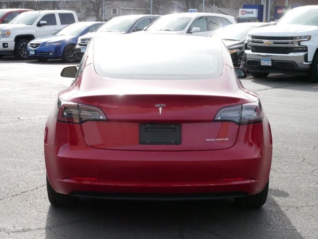 Used 2022 Tesla Model 3 Long Range with VIN 5YJ3E1EB8NF192243 for sale in Brooklyn Park, MN