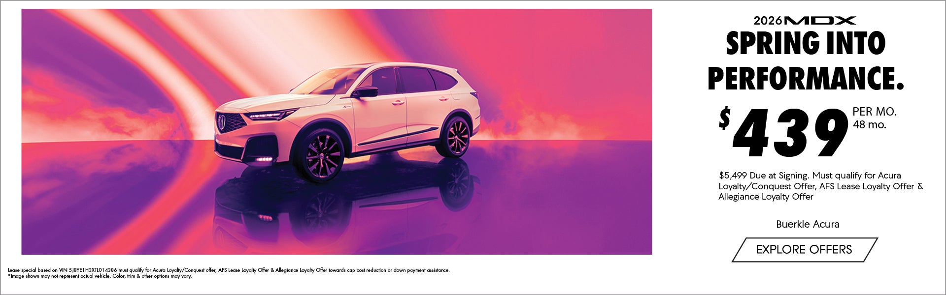 2026 MDX Lease Offer