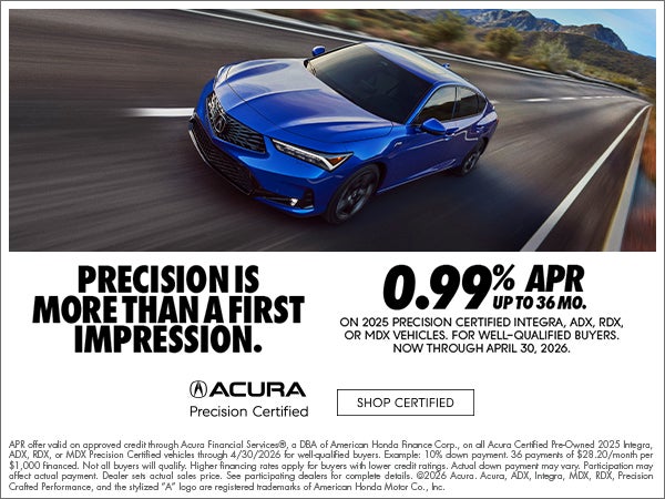 Precision Certified APR Offer