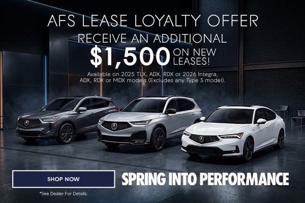 AFS Loyalty Lease Offer