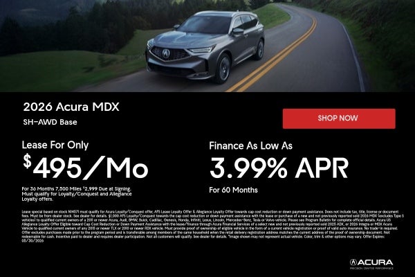 2026 Acura MDX Special Offers