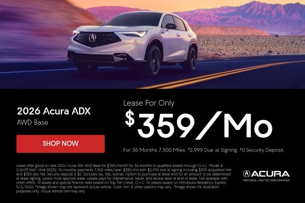 2026 Acura ADX Lease Offer