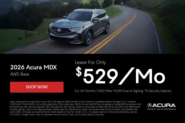 2026 Acura MDX Lease Offer